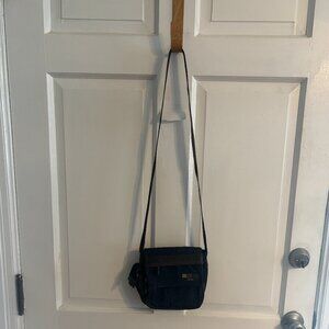 NIne West Denim Crossbody Purse